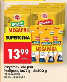 Biedronka Przysmaki dla psa Pedigree, 3x77 g - 3x200 g oferta