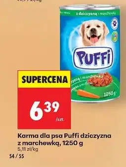 Biedronka Karma dla psa Puffi dziczyzna z marchewką, 1250 g oferta