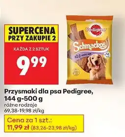 Biedronka Przysmaki dla psa Pedigree 144 g 500 g oferta