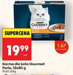 Biedronka Karma dla kota Gourmet Perle 12x85 g oferta