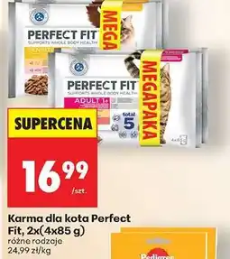 Biedronka Karma dla kota Perfect Fit, 2x(4x85 g) oferta