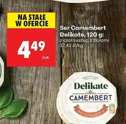 Biedronka Ser Camembert Delikate 120 g oferta