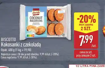 ALDI Kokosanki z czekoladą Biscotto oferta