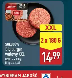 ALDI Big burger wołowy XXL Sokołów oferta