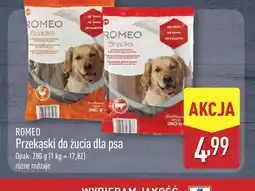 ALDI Przekąski do żucia dla psa Romeo oferta