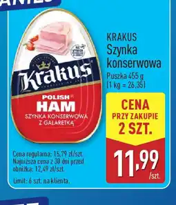 ALDI Krakus Szynka konserwowa oferta
