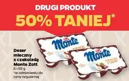 Netto Deser mleczno-czekoladowy z orzechami Zott Monte oferta