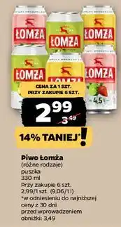 Netto Piwo Łomża Mango Z Limonką oferta