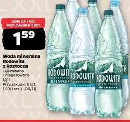 Netto Woda niegazowana Rodowita Z Roztocza oferta