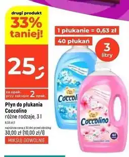 Dealz Płyn do płukania sensazione seta Coccolino oferta