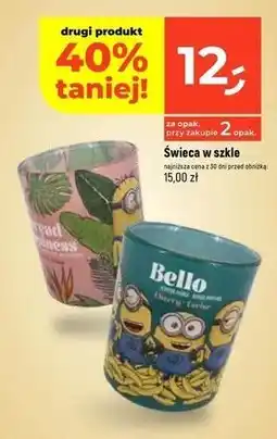 Dealz Świeca w szkle oferta