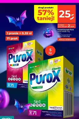Dealz Proszek do prania uniwersalny Purox oferta