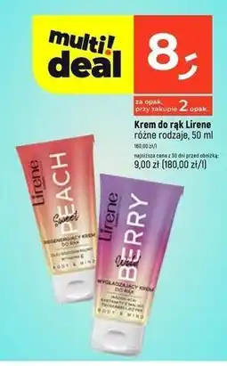 Dealz Krem do rąk berry Lirene Body & Mind oferta