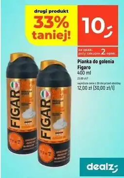 Dealz Pianka do golenia argan oil Figaro oferta