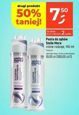 Dealz Pasta do zębów sensitive Smile More oferta