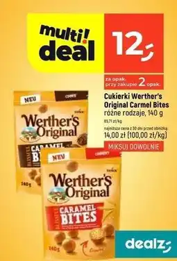 Dealz Cukierki caramel bites crunchy Werther's Original oferta