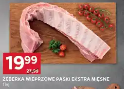 Stokrotka Optima Żeberka wieprzowe paski ekstra mięsne oferta