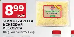 Stokrotka Optima Ser mozzarella & cheddar mlekovita oferta