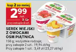 Stokrotka Optima Serek wiejski z owocami osm piątnica oferta