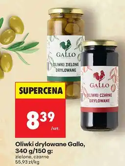 Biedronka Oliwki drylowane zielone Gallo oferta