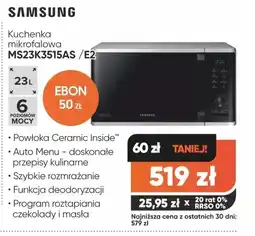 Max Elektro Kuchenka mikrofalowa Samsung oferta