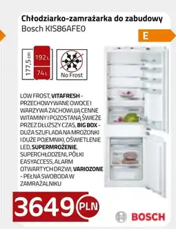 Kakto Chłodziarko zamrażarka Bosch oferta