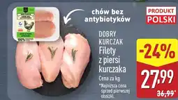 ALDI Filet z piersi kurczaka Dobry Kurczak oferta