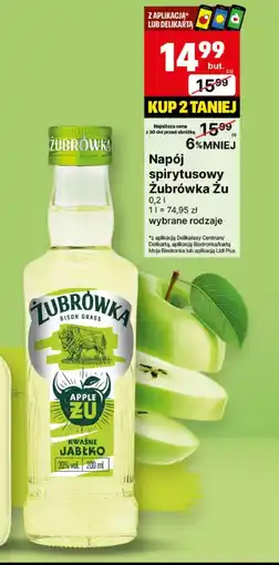 Delikatesy Centrum Napój spirytusowy Żubrówka oferta