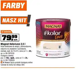 OBI Farba lateksowa Magnat oferta