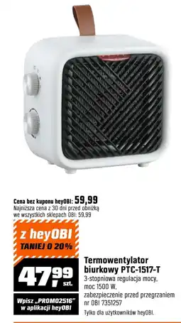 OBI Termowentylator oferta