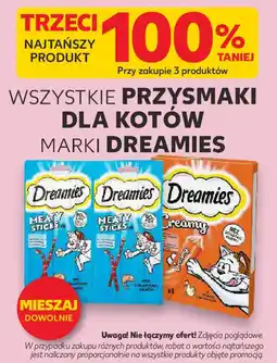 Kaufland Przysmaki dla kotów marki dreamies oferta