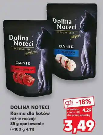 Kaufland DOLINA NOTECI Karma dla kotów oferta