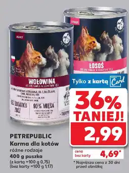 Kaufland PETREPUBLIC Karma dla kotów oferta