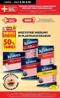Biedronka Szynka w stylu włoskim Krakus Animex oferta