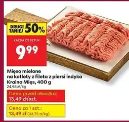 Biedronka Mięso na kotlety z fileta piersi indyka Kraina Mięs oferta