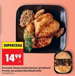 Biedronka Kurczak faszerowany kaszą i grzybami Biedronka Prosto Do Piekarnika oferta