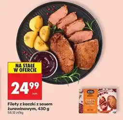 Biedronka Filety z kaczki sosem żurawinowym Kraina Mięs oferta
