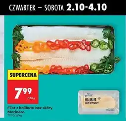 Biedronka Halibut filet bez skóry Marinero oferta