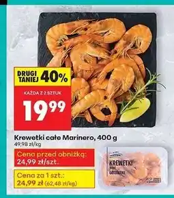 Biedronka Krewetki białe gotowane Marinero oferta