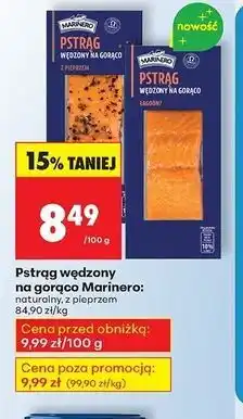 Biedronka Filety z pstrąga wędzone łagodne Marinero oferta