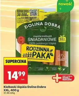 Biedronka Kiełbaski śląskie śniadaniowe Dolina Dobra oferta