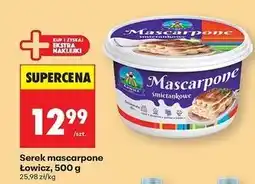 Biedronka Ser mascarpone Łowicz 1906 oferta