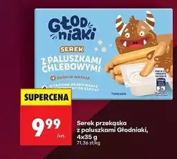 Biedronka Serek z paluszkami chlebowymi Głodniaki oferta