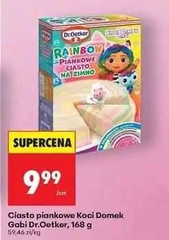 Biedronka Piankowe ciasto na zimno rainbow Dr. Oetker oferta
