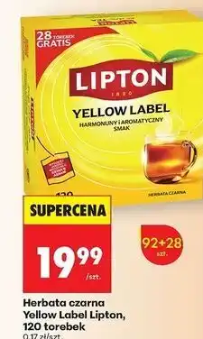 Biedronka Herbata Lipton Yellow Label Tea oferta
