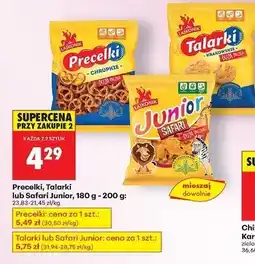 Biedronka Krakersy Lajkonik Junior Safari oferta