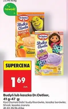 Biedronka Kaszka manna morela Dr. Oetker Słodka Chwila oferta