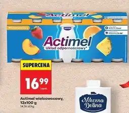 Biedronka Jogurt wieloowocowy Danone Actimel oferta