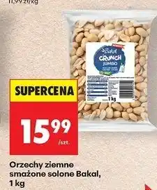 Biedronka Orzechy ziemne smażone i solone jumbo Bakal oferta