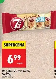 Biedronka Croissanty z nadzieniem o smaku kakaowym 7 Days oferta